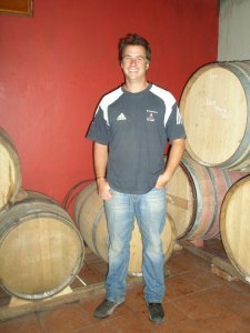Craig Hawkins winemaker at Lammershoek